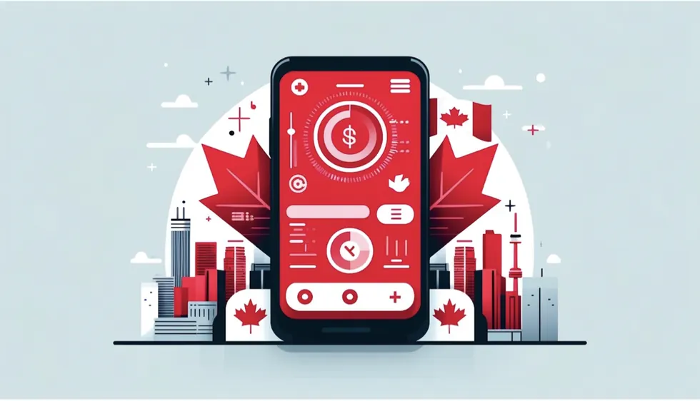 Canadian cash advance apps comparison on a smartphone